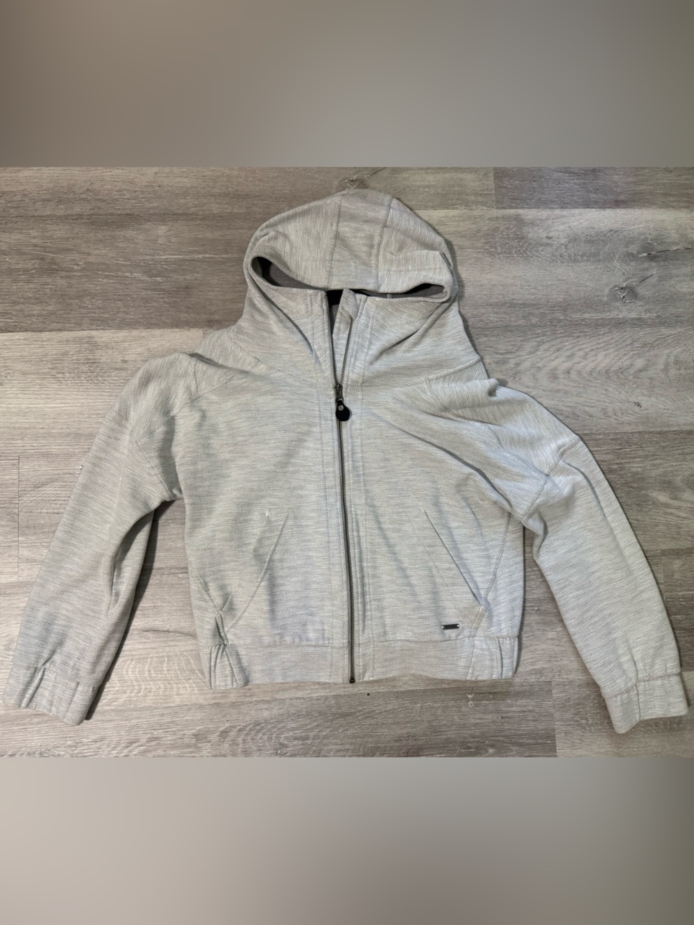Prana Cowlneck Hooded Zip Up Sweatshirt